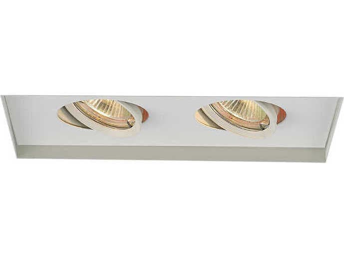 WAC Lighting White LED Geometric Linear Recessed Light