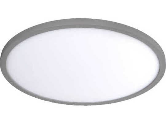 WAC Lighting Round 1-Light Brushed Nickel LED Flush Mount