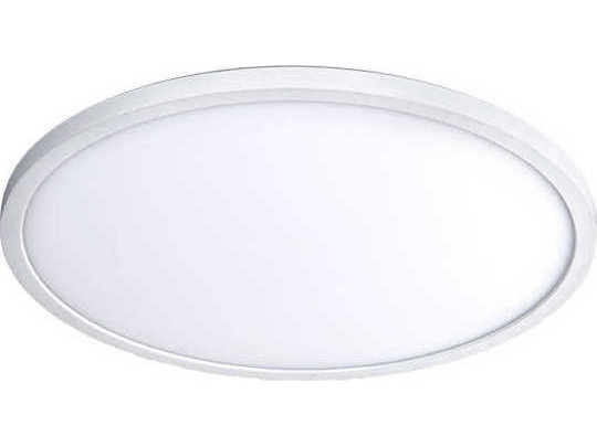 WAC Lighting Round 1-Light White LED Flush Mount