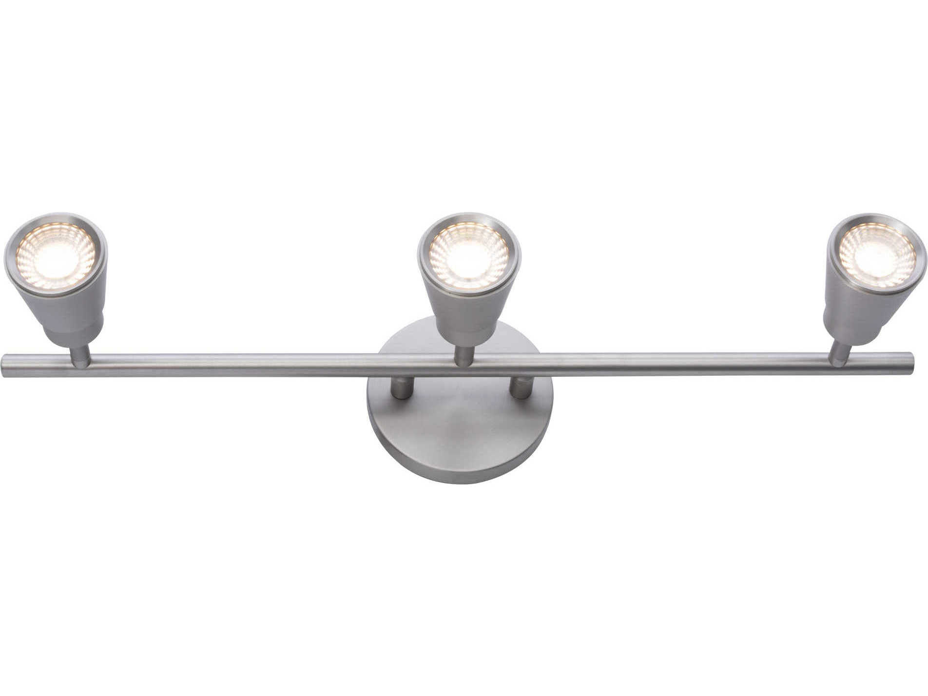 WAC Lighting Solo 3-Light Brushed Nickel LED Track & Rail Light