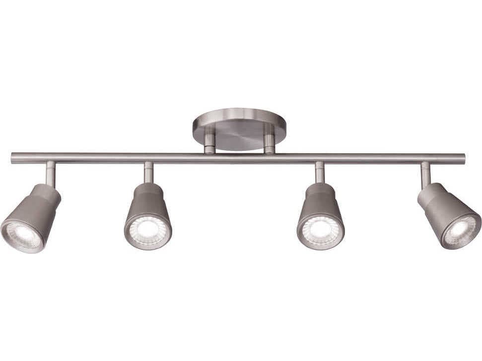 WAC Lighting Solo 4-Light Brushed Nickel LED Track & Rail Light