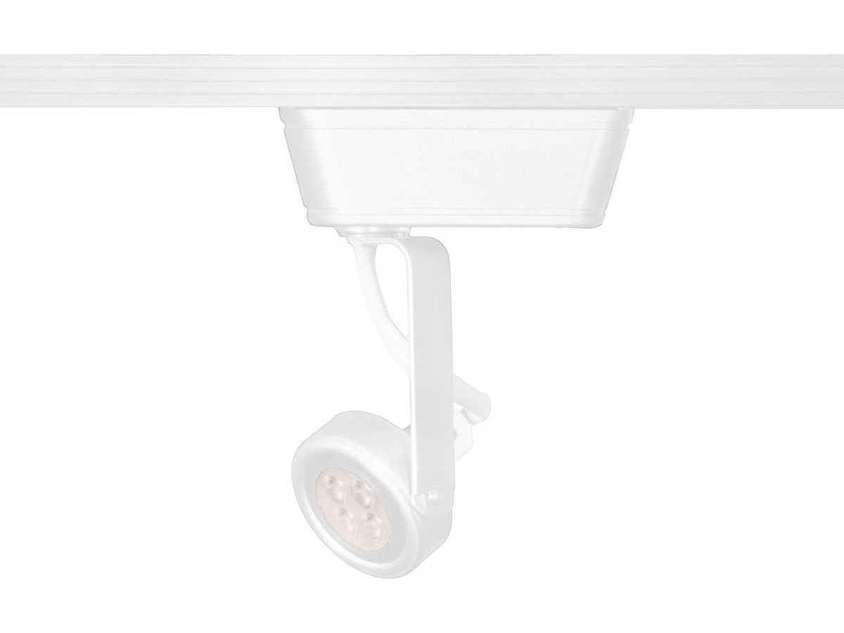 WAC Lighting Track 1-Light White LED Round & Rail Light