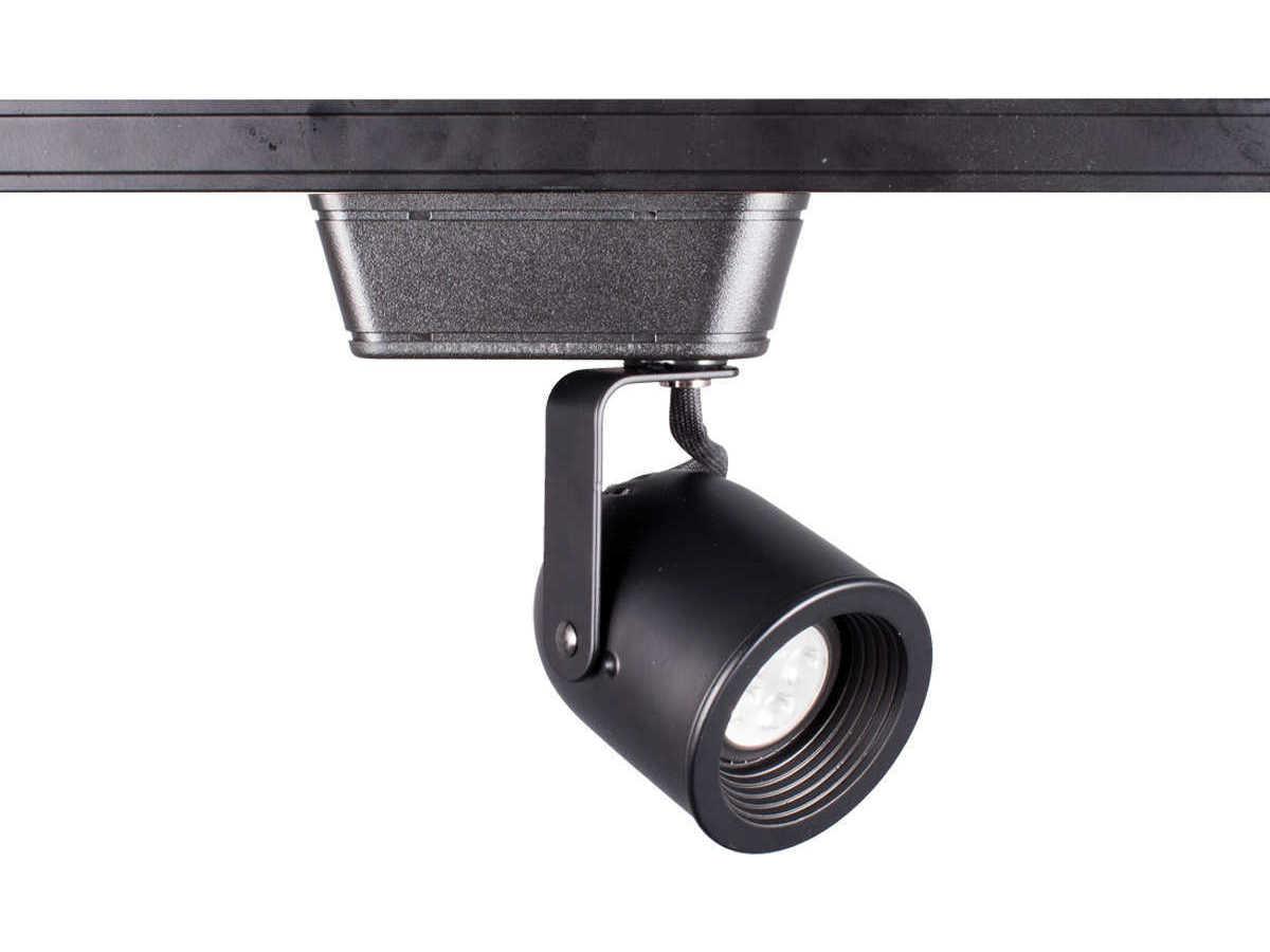 WAC Lighting Track 1-Light Black LED Cylinder & Rail Light