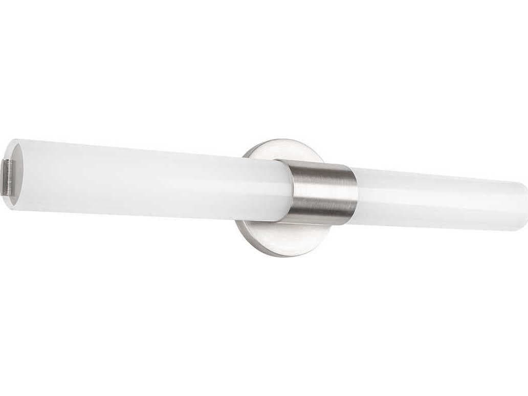 WAC Lighting Turbo 1-Light Brushed Nickel LED Vanity Light