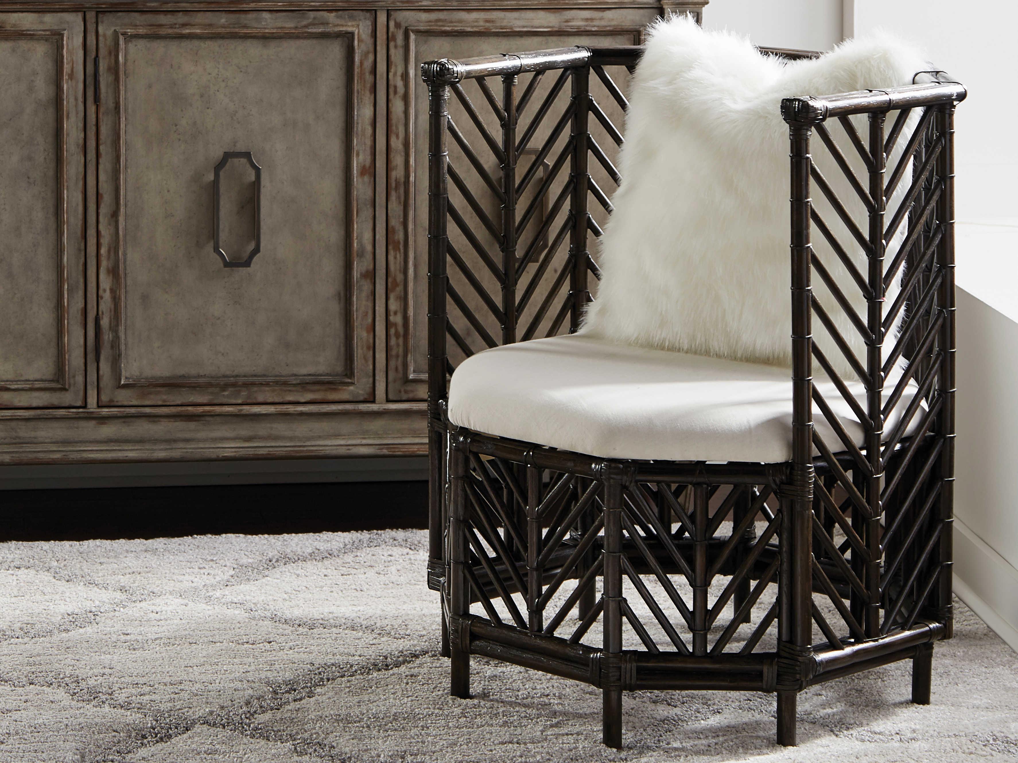 Wildwood Angelica Black Fabric Accent Chair