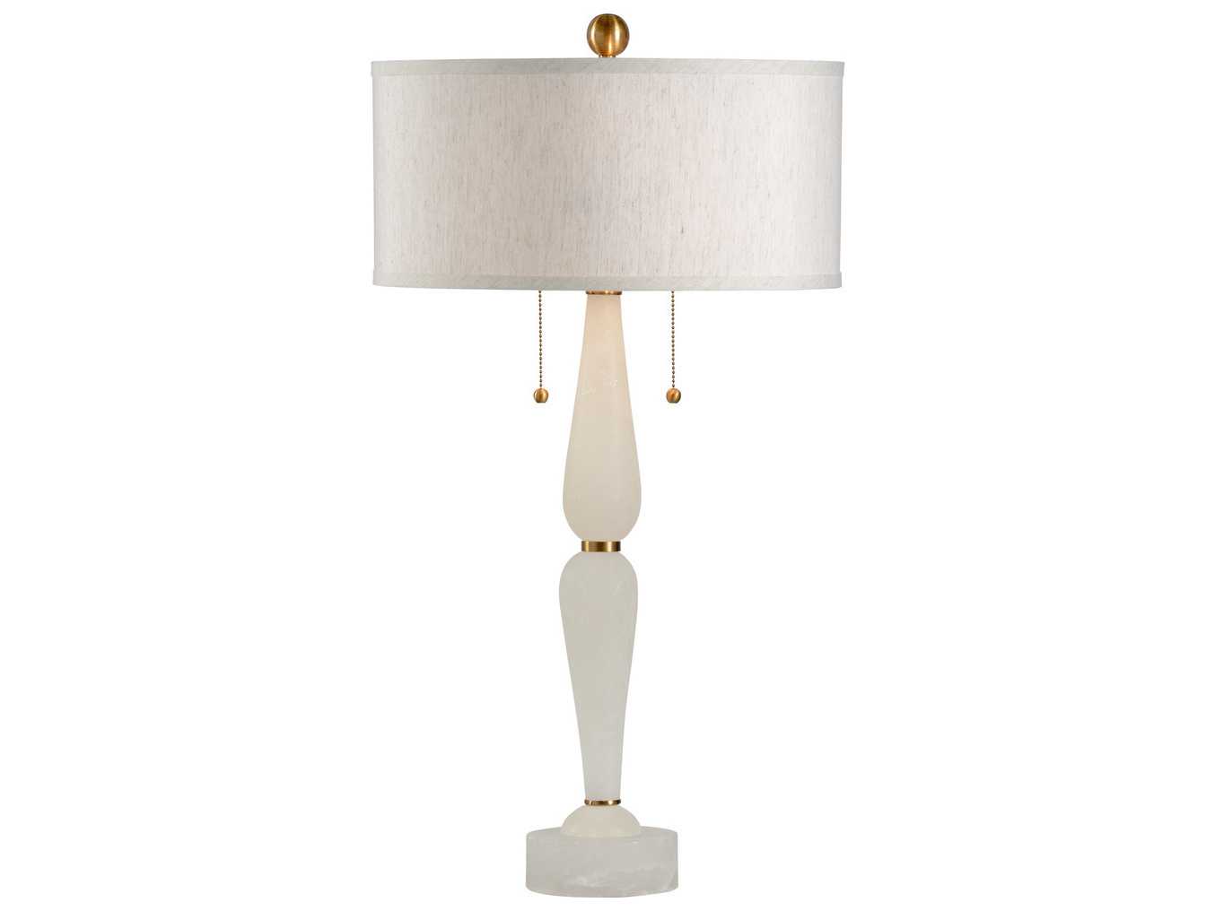 Wildwood Adele Natural White Off Silkette Buffet Lamp