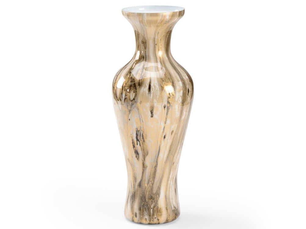 Wildwood Calacatta Gold Vase