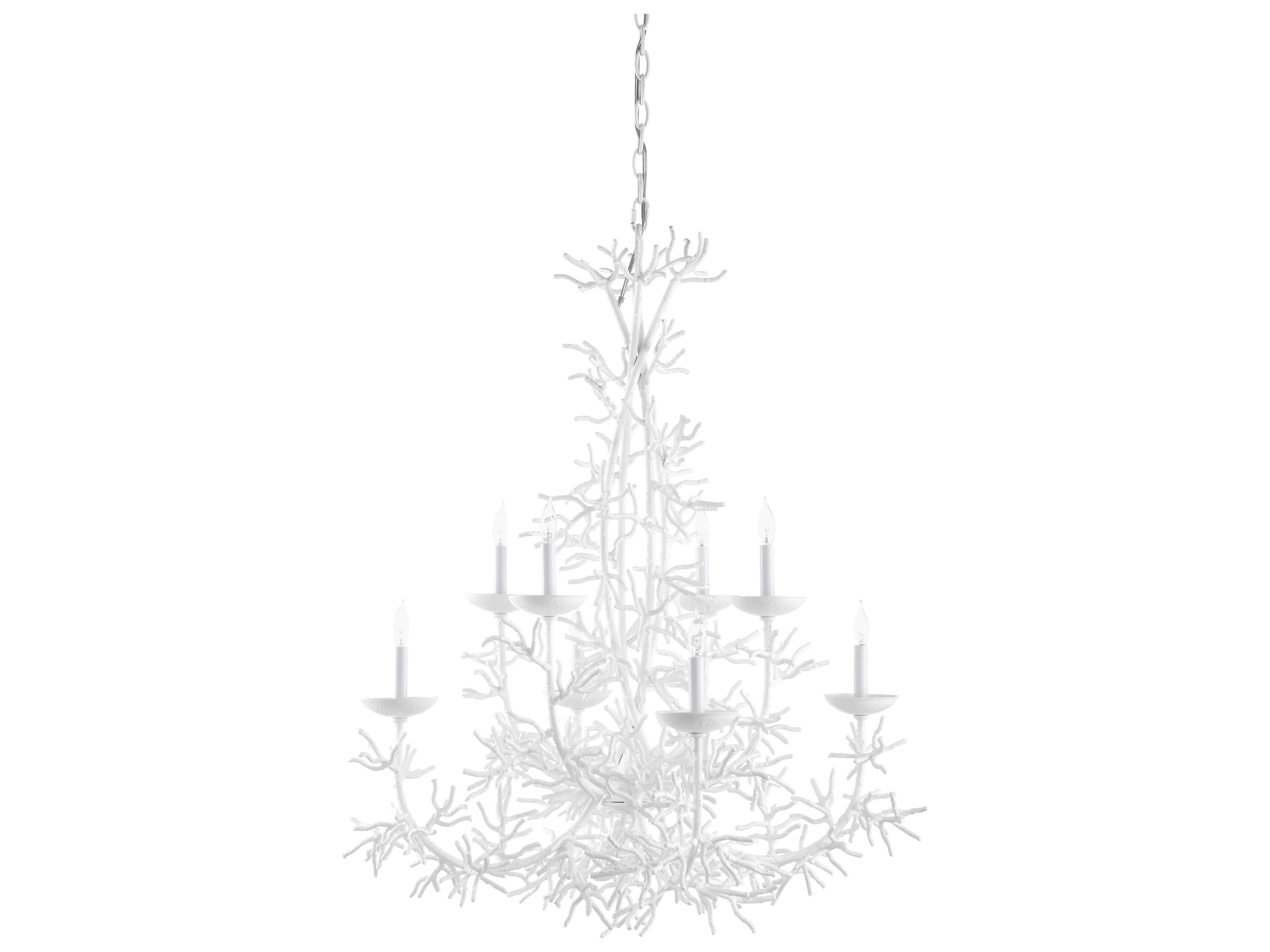 Wildwood Sea Breeze 8-Light White Chandelier