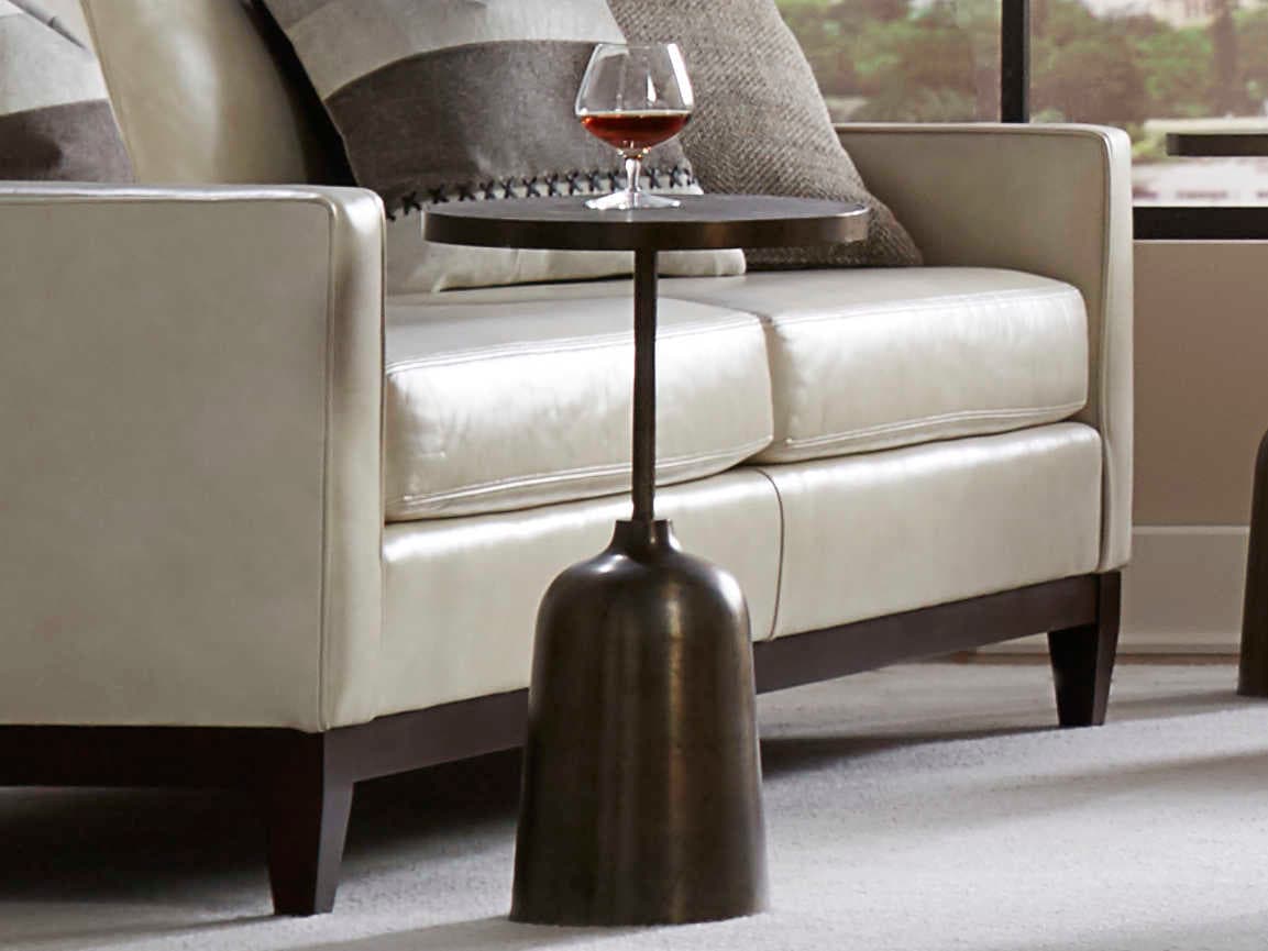 Wildwood Rothko Round Bronze End Table