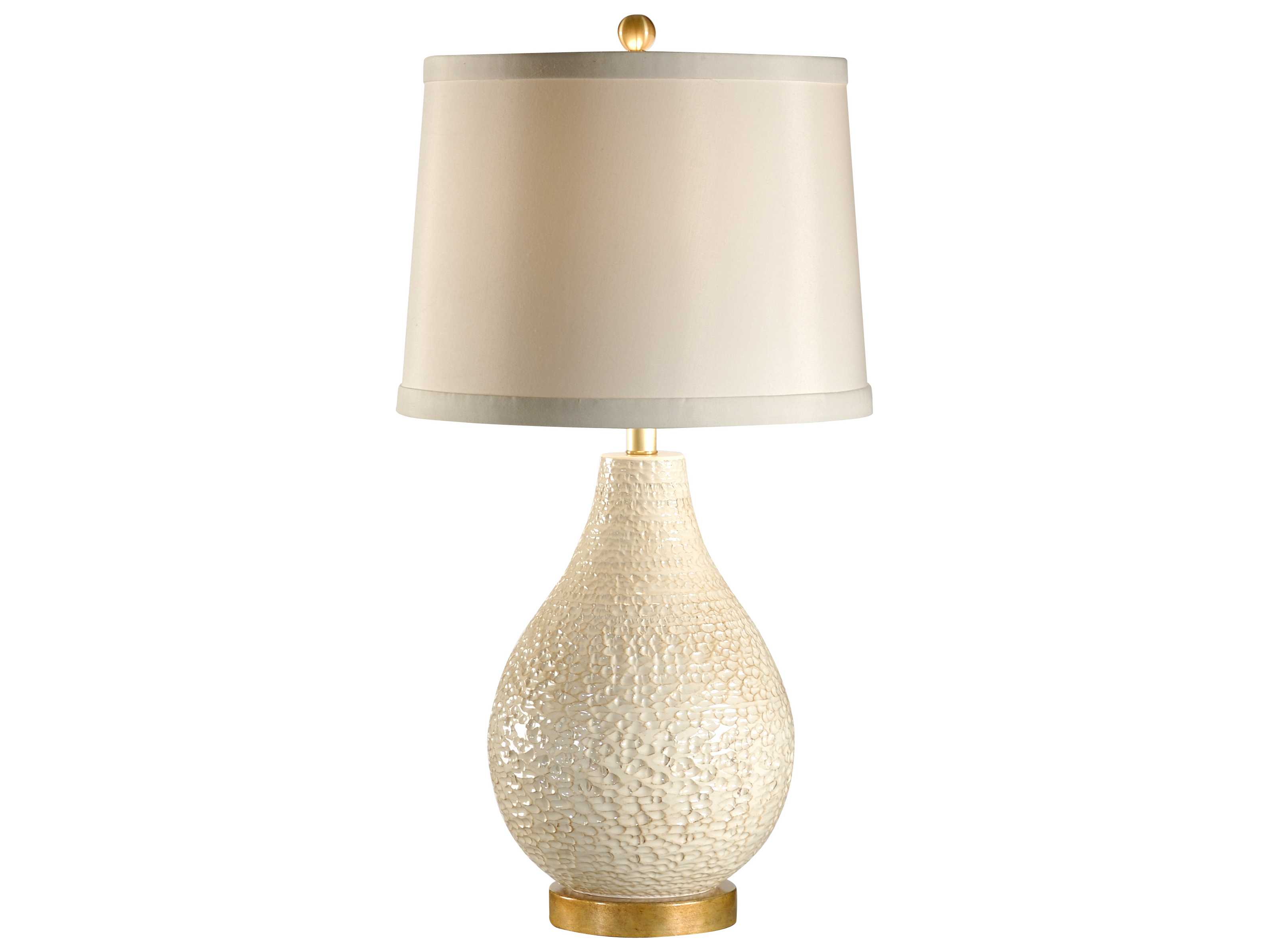 Wildwood Capri Old White Eggshell Silkette Buffet Lamp