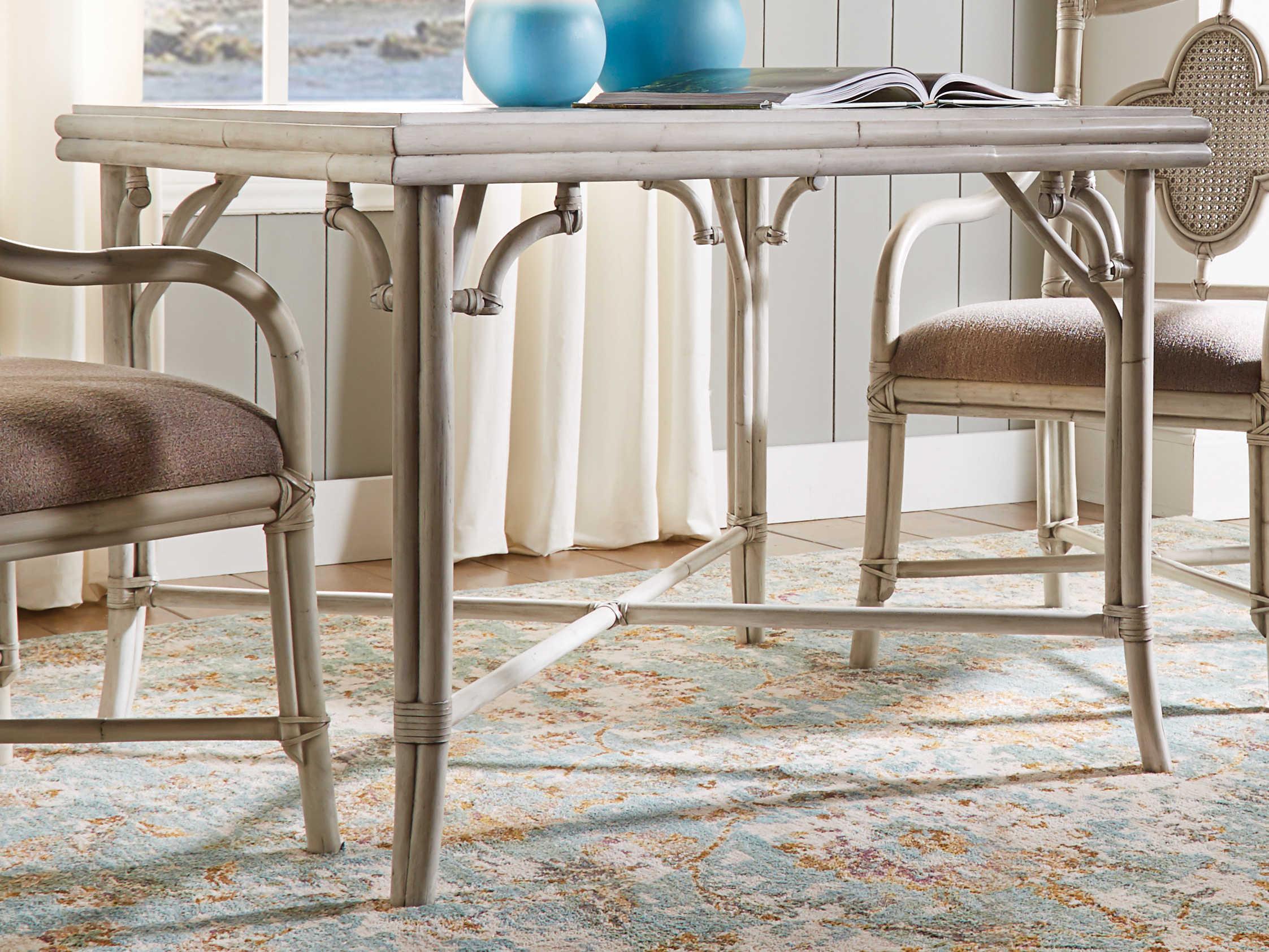 Wildwood Boca Bamboo Wood Whitewash Gray Game Table