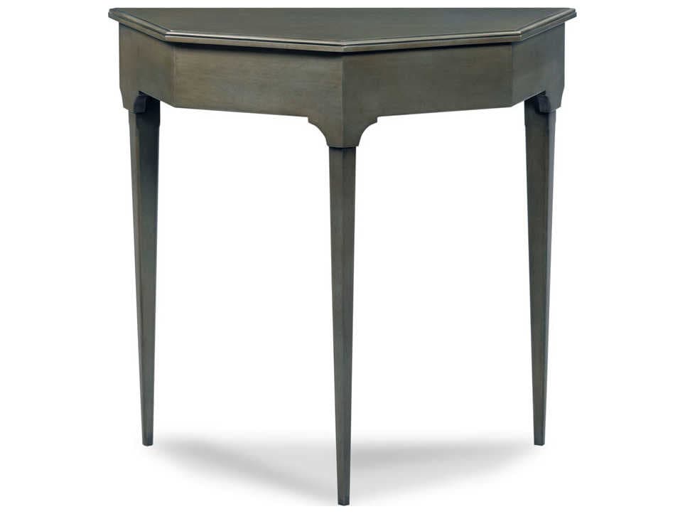Woodbridge Marseille Demilune Charcoal Console Table