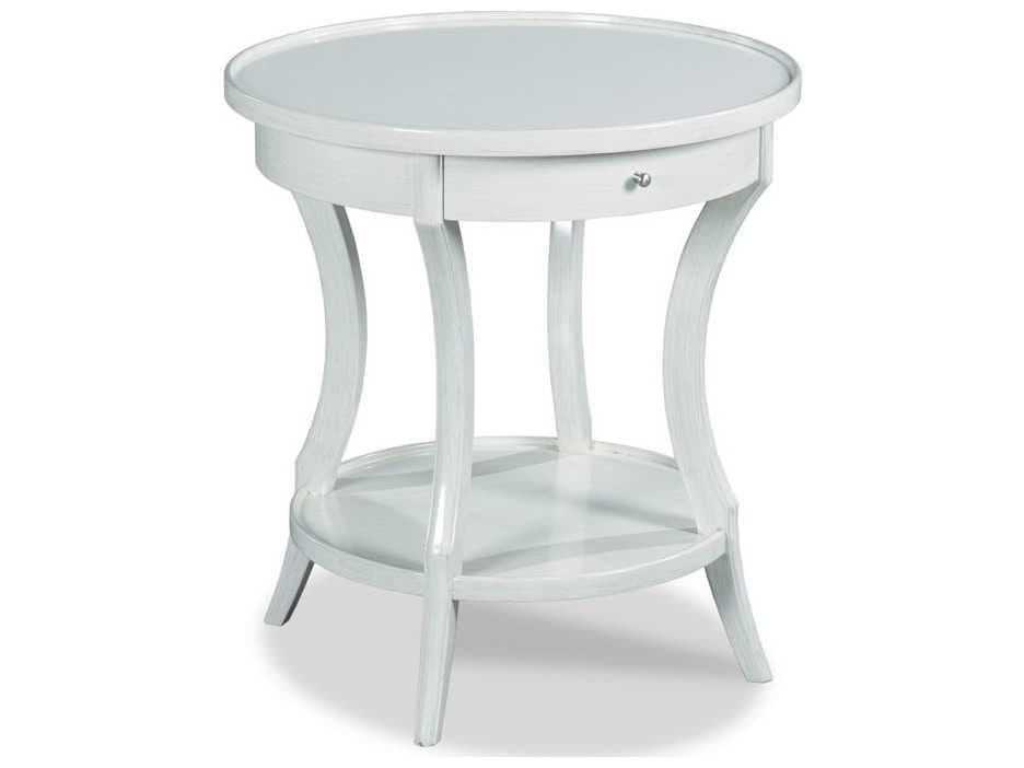 Woodbridge Stacey Round Carrara End Table