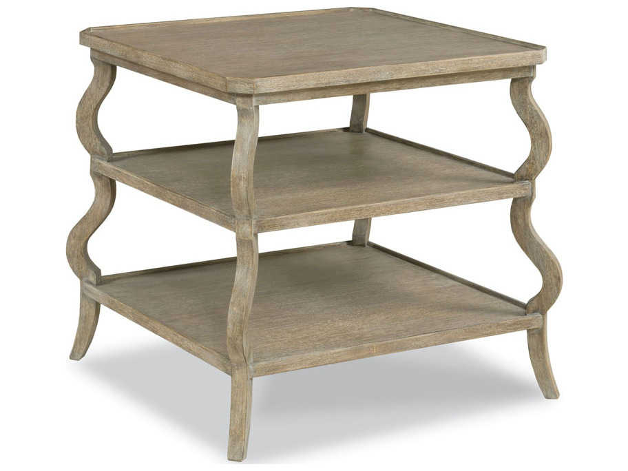 Woodbridge Vintage Tiered Square End Table