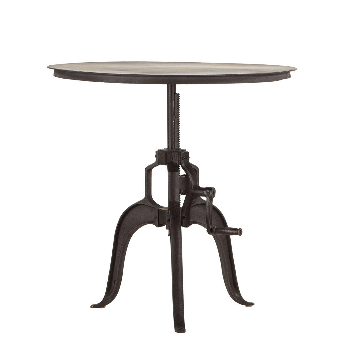 World Interiors Artezia Round Metal Matte Dining Table