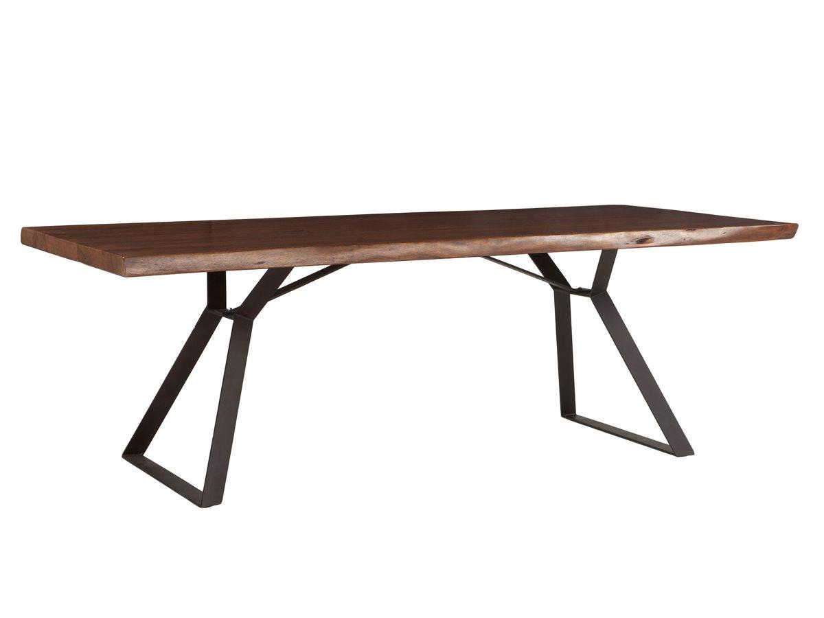 World Interiors Nottingham Rectangular Wood Walnut Dining Table