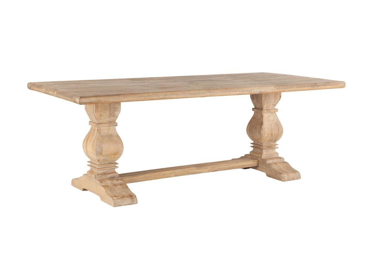 World Interiors Pengrove Rectangular Wood Antique Oak Dining Table
