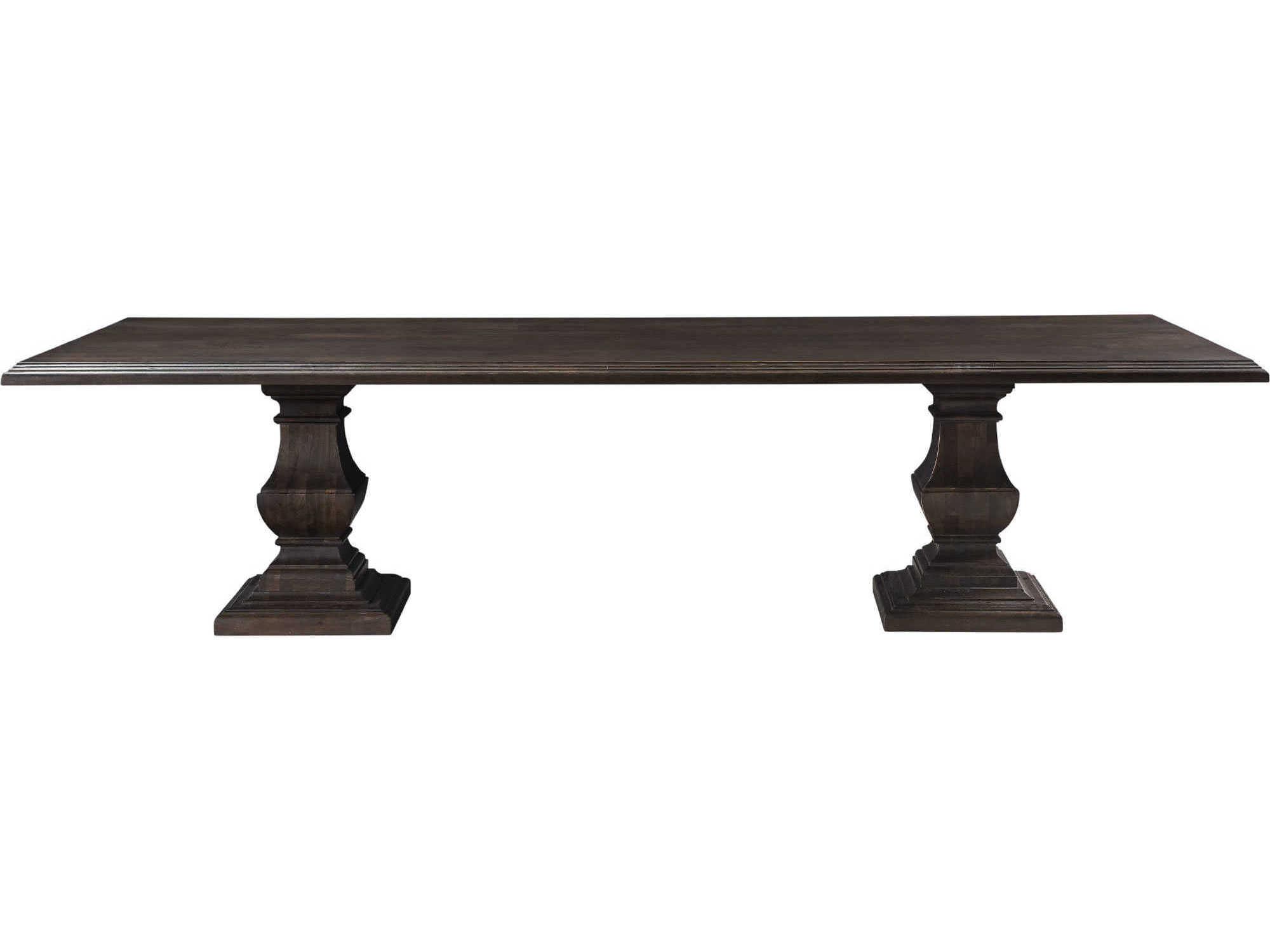 World Interiors Toulon Rectangular Wood Vintage Brown Dining Table