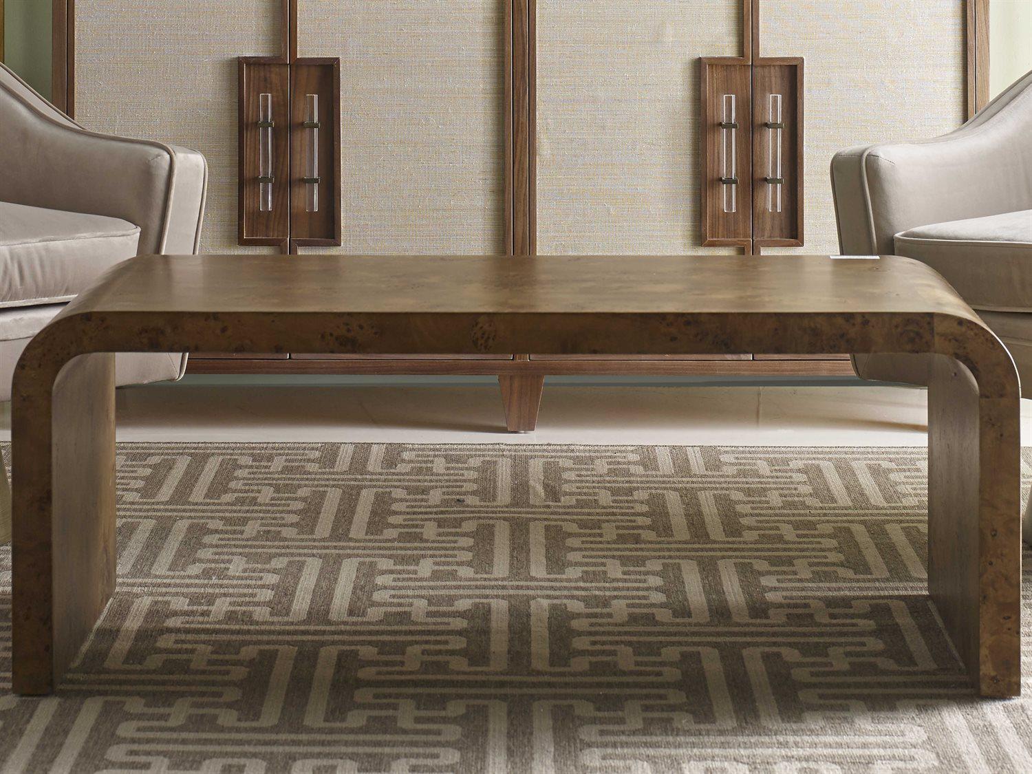 Worlds Away Rectangular Wood Coffee Table