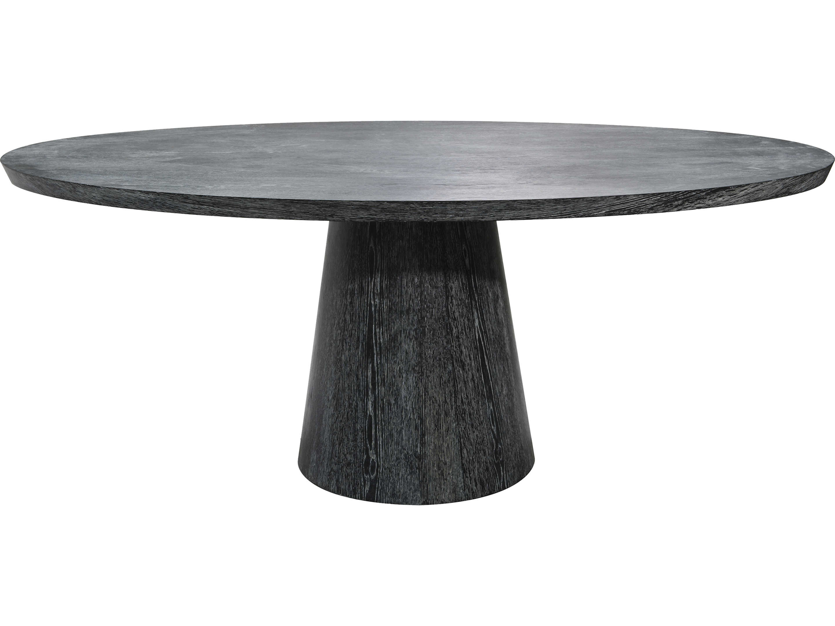 Worlds Away Oval Wood Dining Table