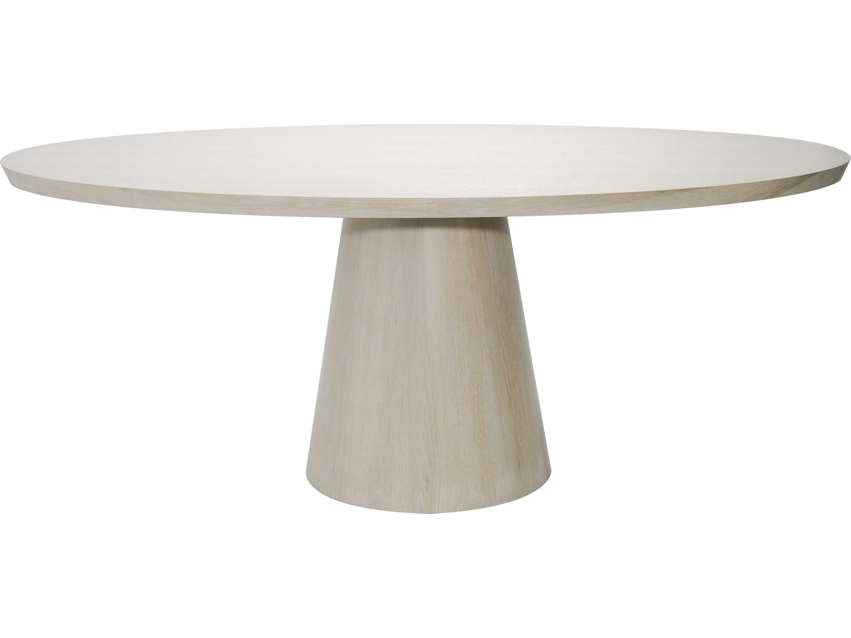 Worlds Away Oval Wood Dining Table