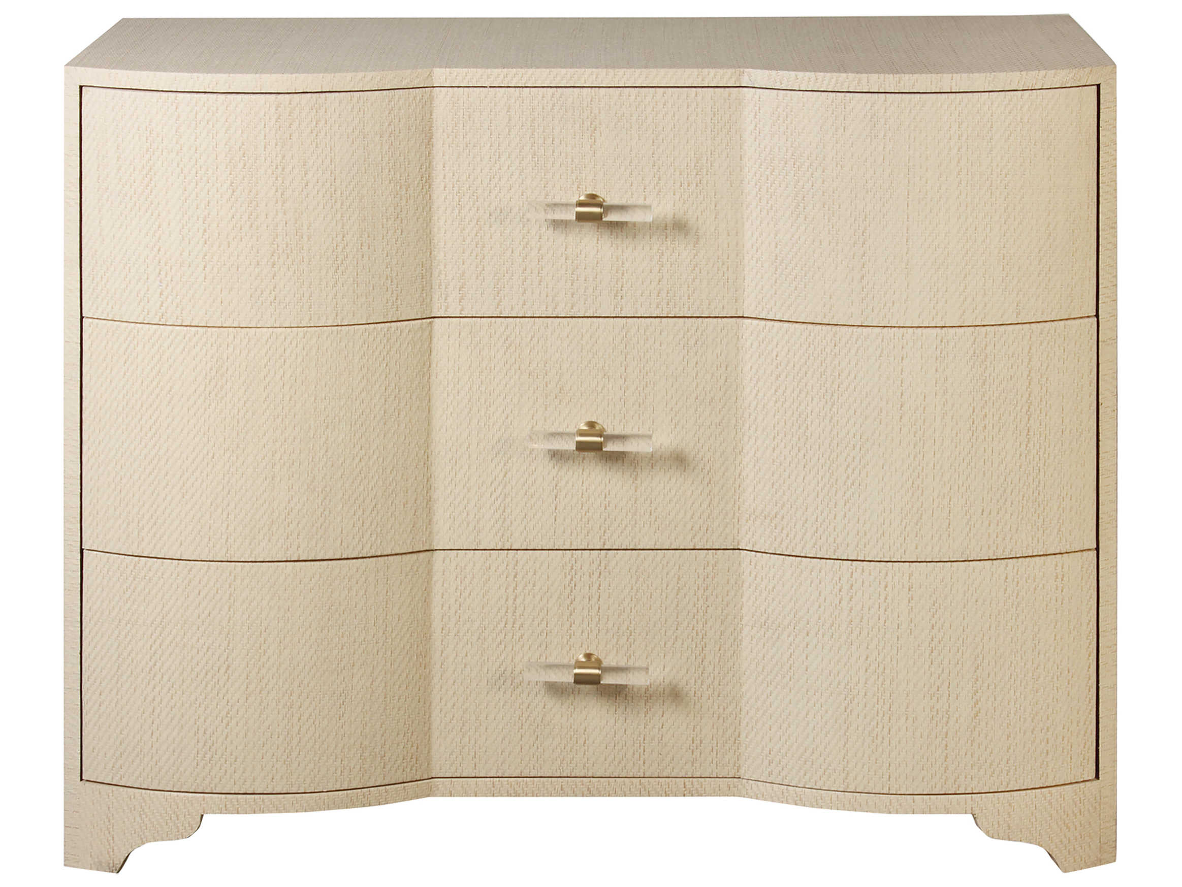 Worlds Away 3-Drawers Natural Dresser