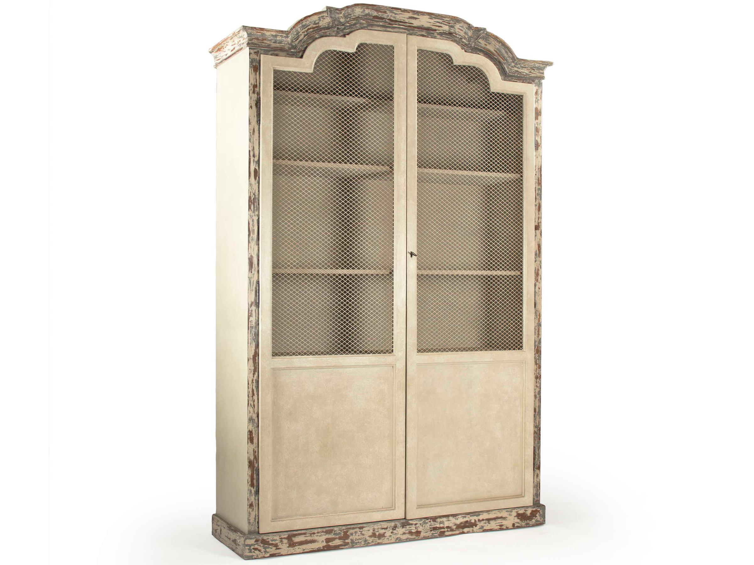 Zentique Pine Wood Display Cabinet