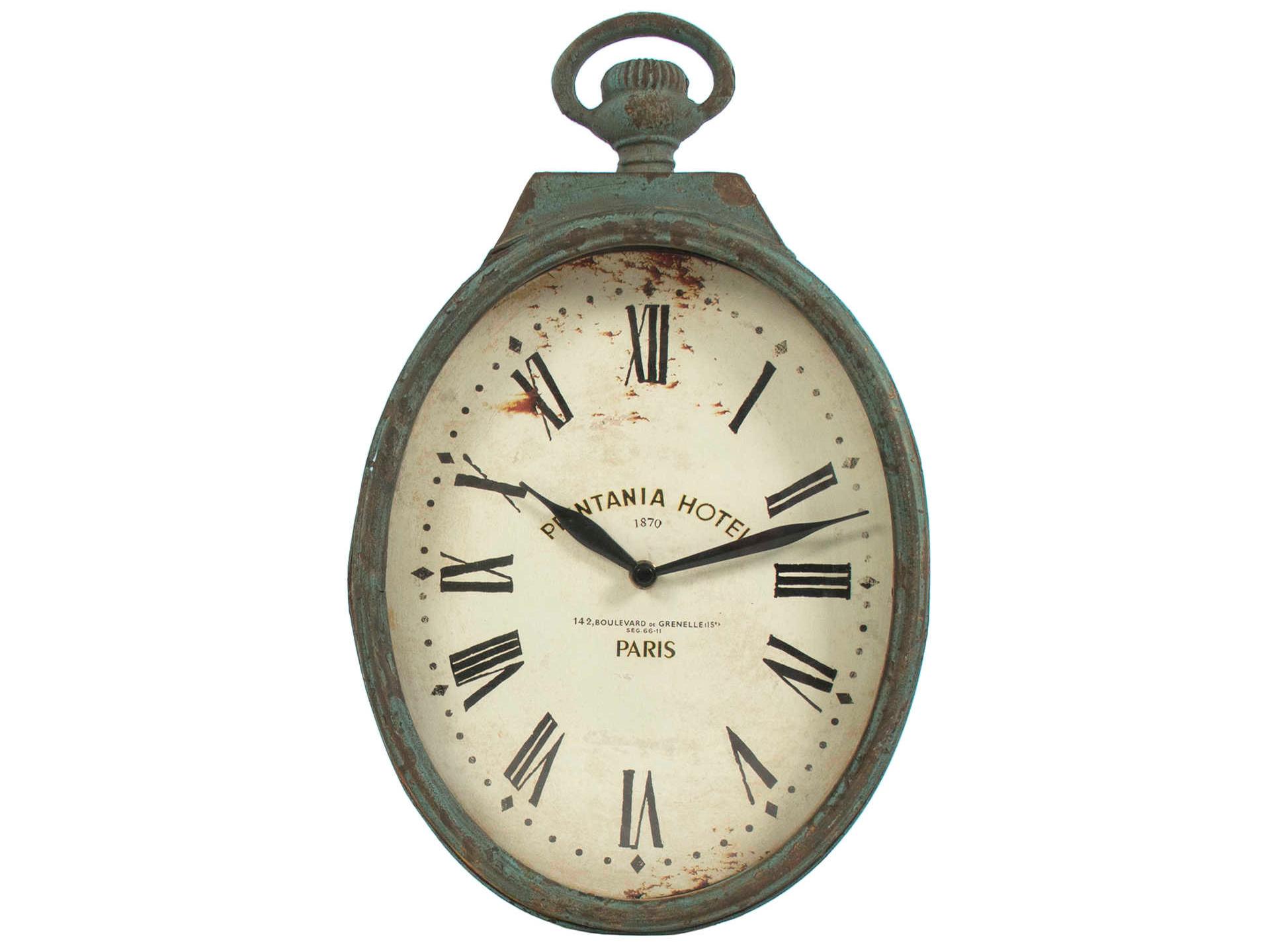 Zentique Antique Grey Clock