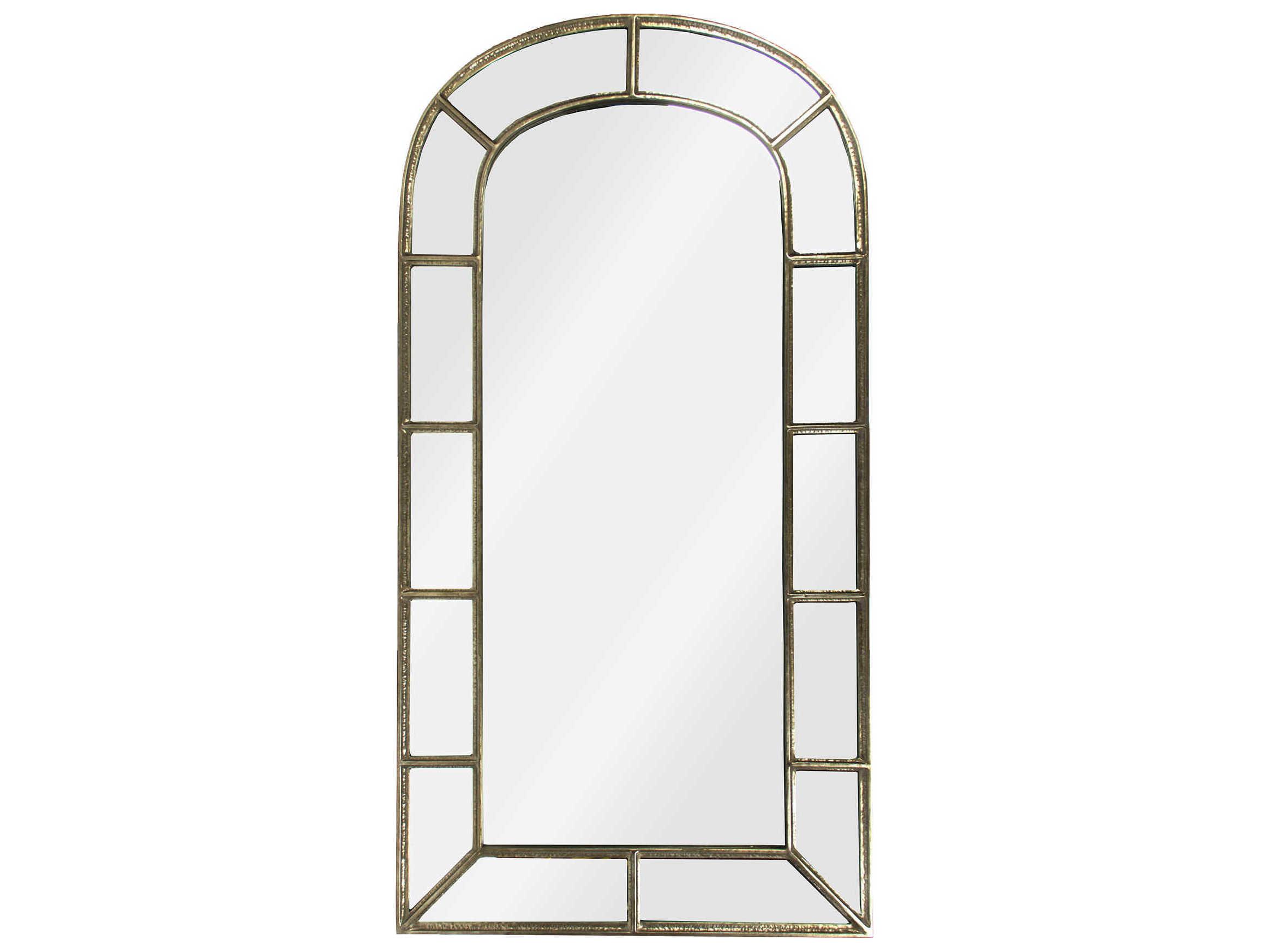 Zentique Paule Distressed Silver Floor Mirror