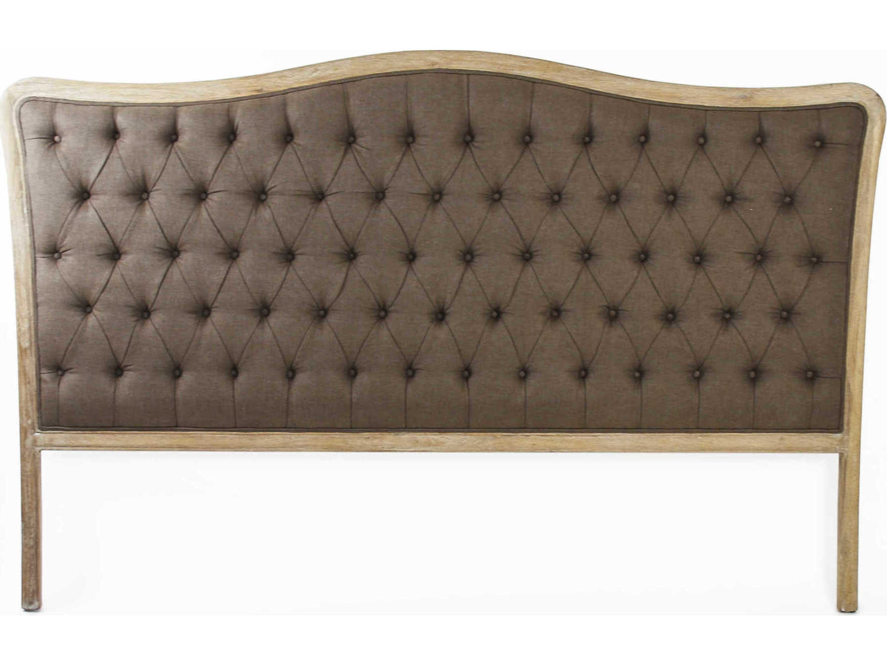 Zentique Maison Aubergine Linen King Headboard