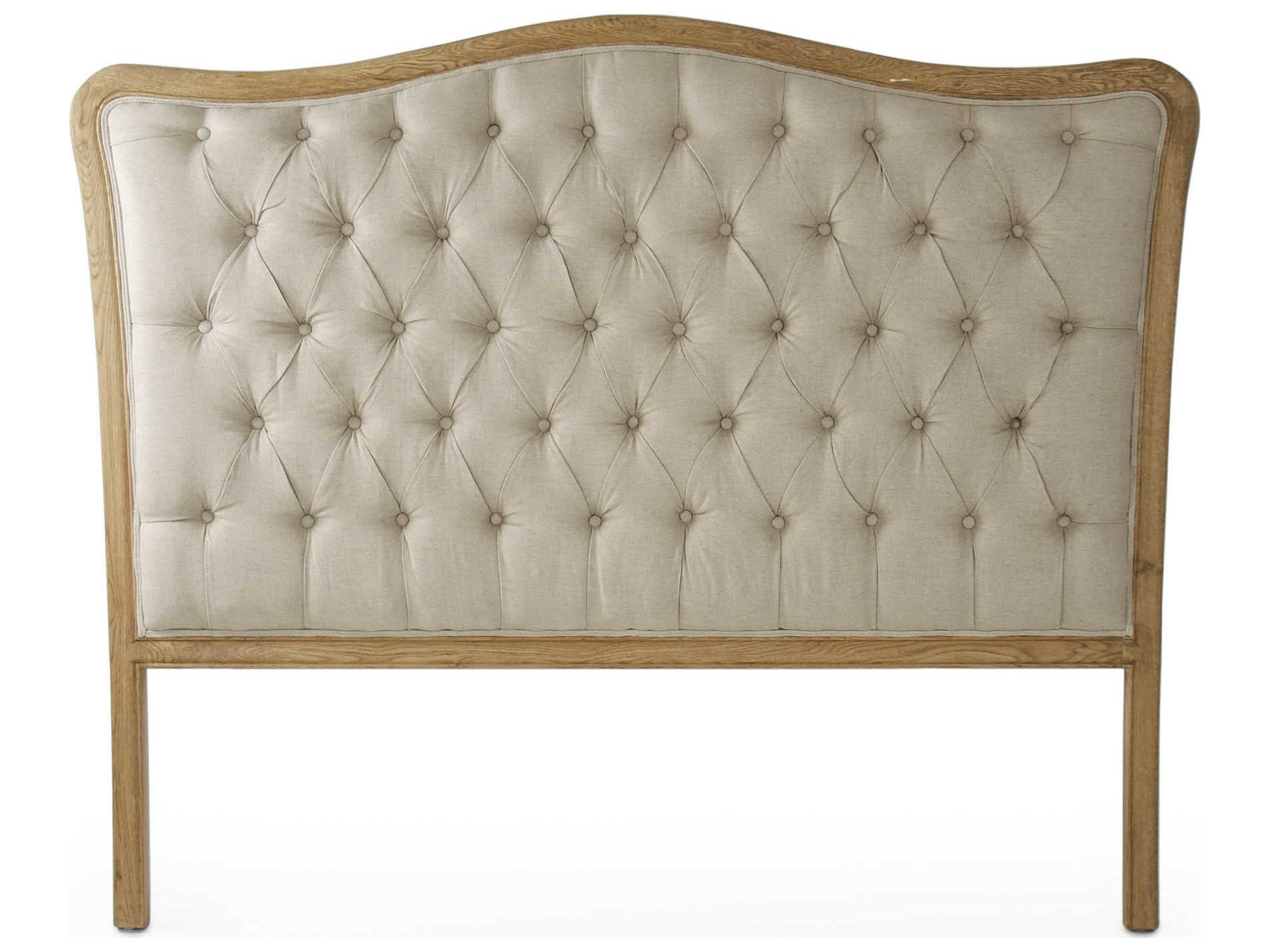 Zentique Maison Natural Linen Queen Headboard