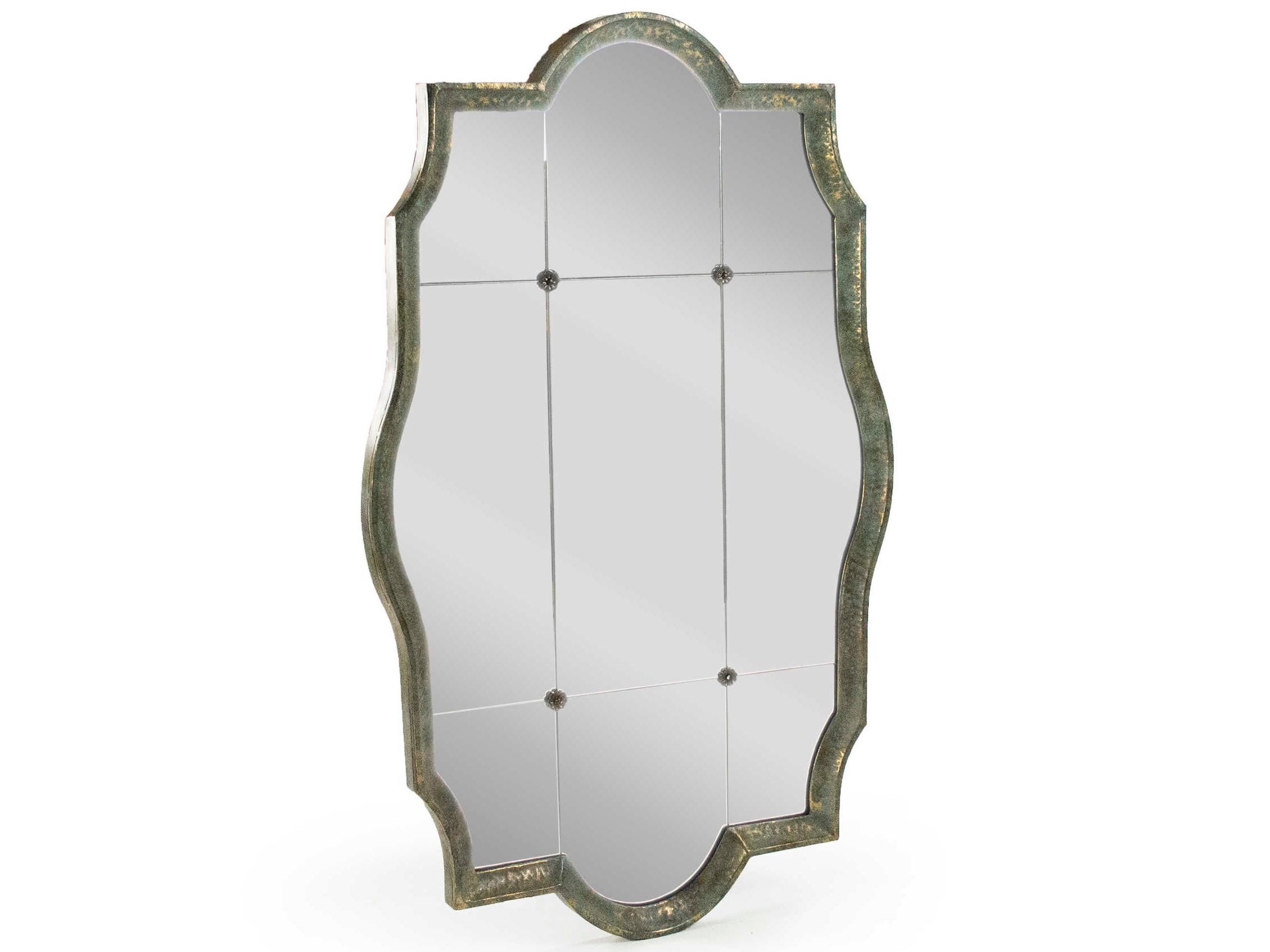 Zentique Josse Antique Blue Wall Mirror