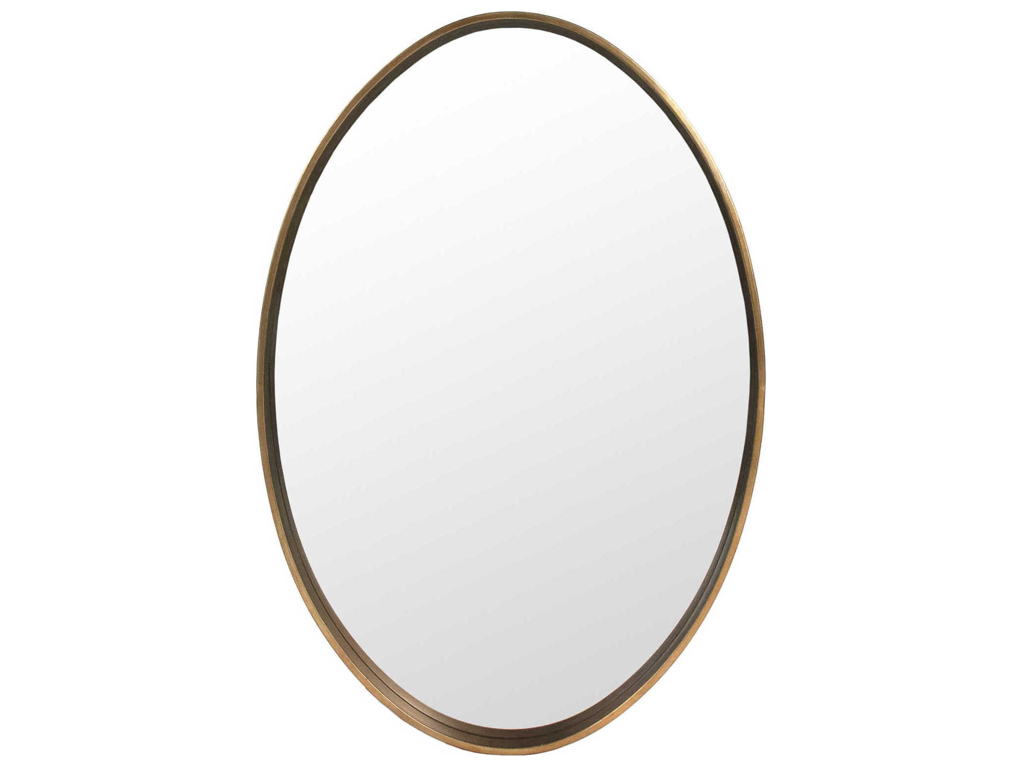 Zentique Sylvie Antique Bronze Oval Wall Mirror