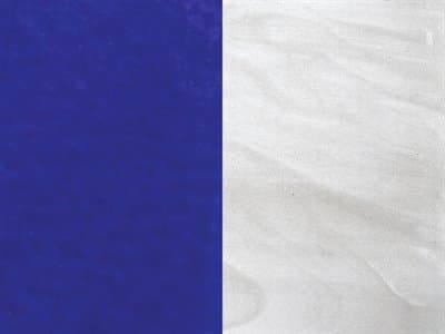 Glass: Blue and White Opalescent Combination