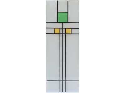 Glass: Yellow and Green Combination