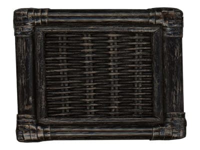 Rattan/Wicker Finish: Antique Black
