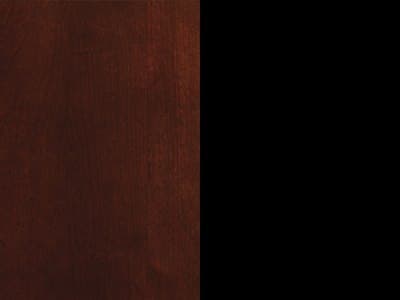 Finish: Cognac Cherry Top with Black Base
