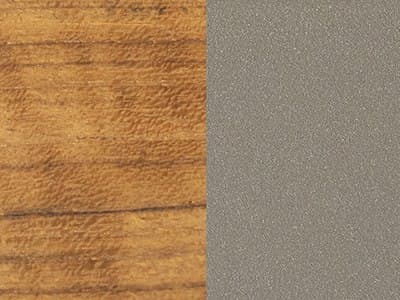 Table Finish: Taupe Aluminum (w/Teak Top)