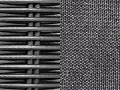 Seating Frame Finish: Graphite with Grey Cushions