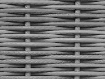 Seating Finish and Fabric: Light Grey Weave w/ Light Grey Cushions