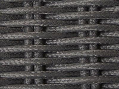 Seating Frame Finish: Dark Grey Soft Rope