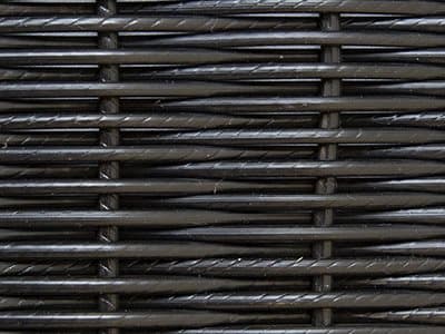 Seating Frame Finish: Black Weave