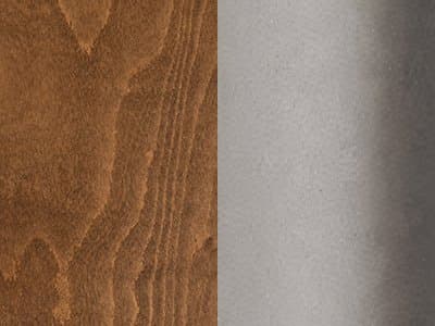 Finish: Walnut Beech Wood / Satin Finished Aluminum / Walnut Plywood Beech