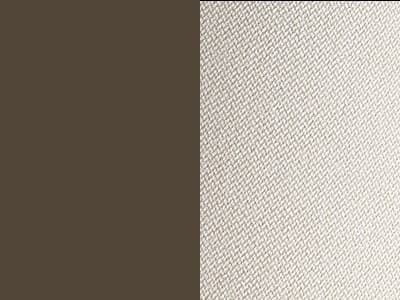 Finish: Matt Lava Metal / Sand Cross-weave Upholstery