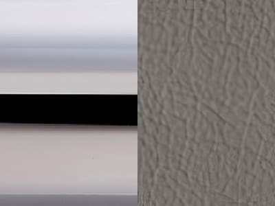 Finish: Chromed Metal / Taupe Soft Leather