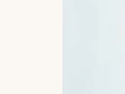 Finish: Matt Optic White Metal / Mirror Glass