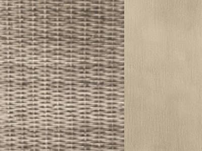 Seating Frame Finish: Barley Wicker and Flax Aluminum