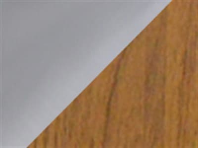 Table Finish: Brushed Aluminum and Oak