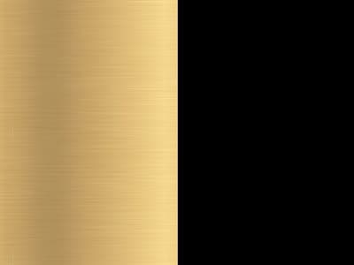 Finish: Black & Gold Leaf