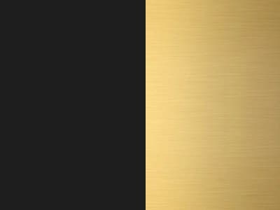 Finish: Black / Gold